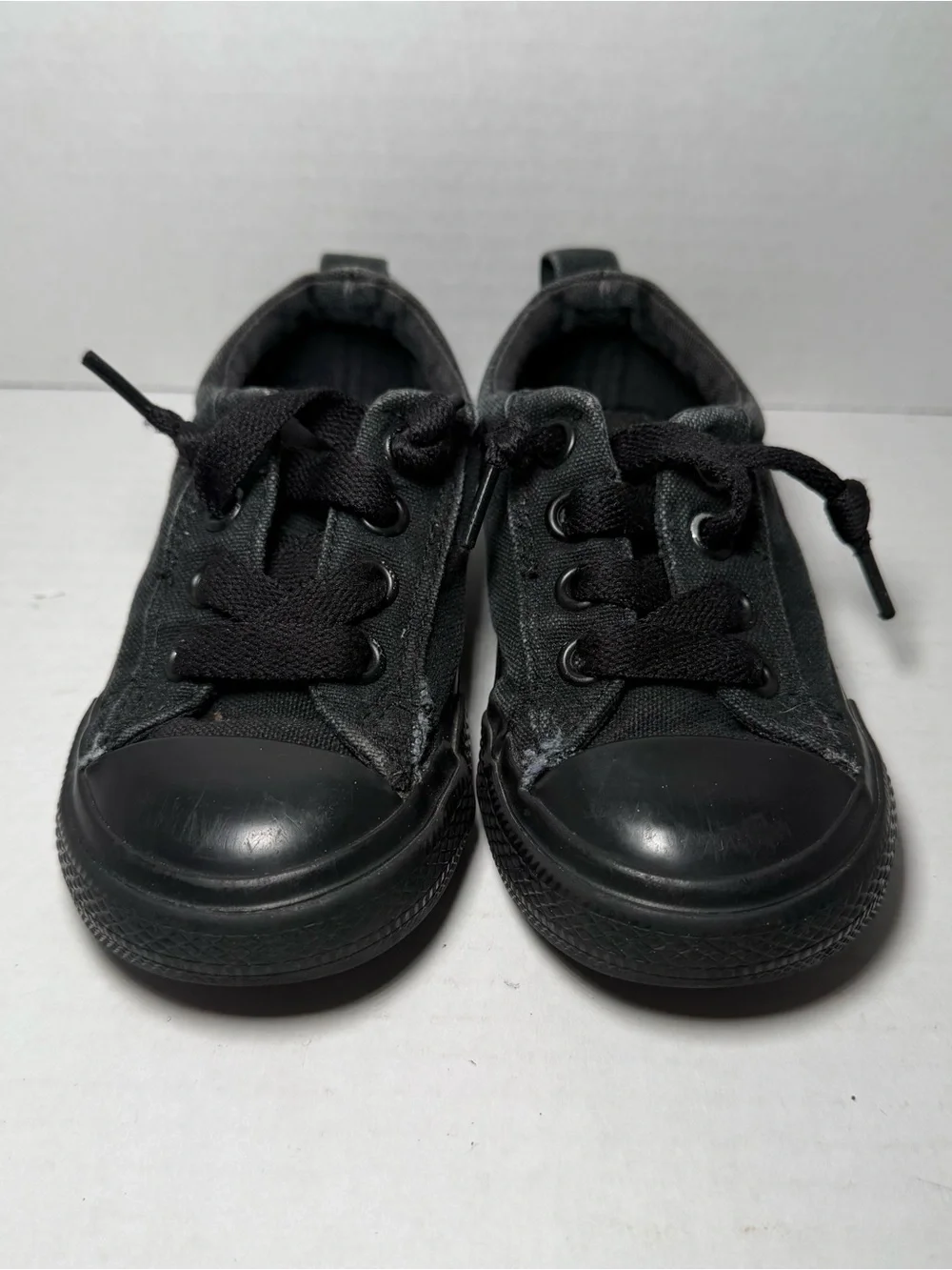 Converse Black All Star Low Top Sneakers Toddler 7